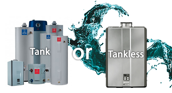 Traditional Water Heater or Tankless Water Heater Infographic that help choose which one is right for you