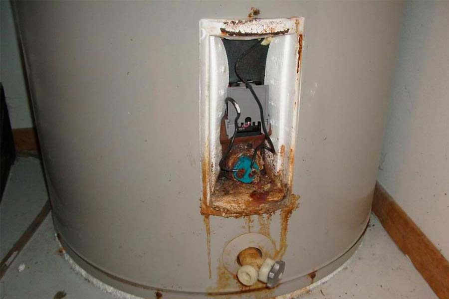 Rusted Water Heater